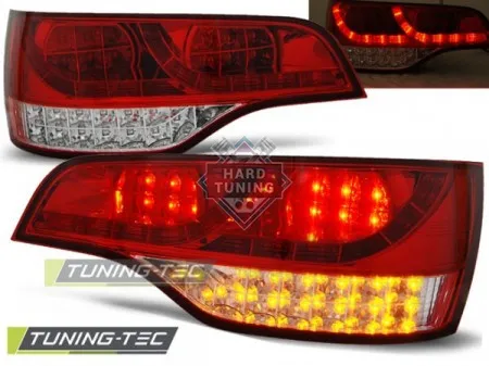 Задние фары AUDI Q7(2006-2009) LED TAIL LIGHTS fits красно-белые