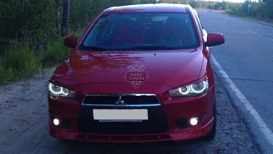 Накладки на фары Mitsubishi Lancer 10 (2007-2016)