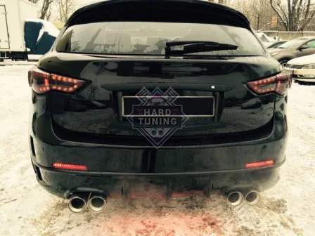 Задний бампер SUPERIOR LUX Infiniti FX30D/FX35/FX37/FX50/QX70 (S51)