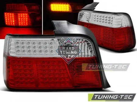Задние фары BMW E36 (1990-1999) SEDAN LED TAIL LIGHTS fits красно-белые