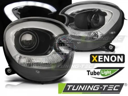 Передние фары BMW MINI (COOPER) R60 R61 COUNTRYMAN (2010-2014) XENON HEADLIGHTS TUBE LIGHT fits черные