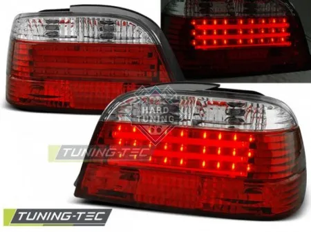 Задние фары BMW E38 (1994-2001) LED BAR TAIL LIGHTS fits красно-белые