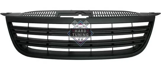 Решетка радиатора для Volkswagen Tiguan, 2007-2011 г., черная, тюнинг.