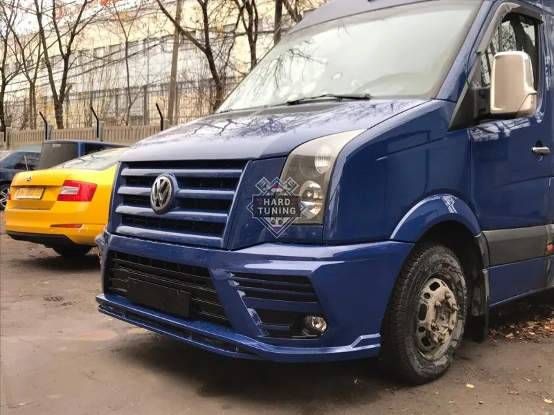 Передний бампер HT Volkswagen Crafter 1 ABS пластик