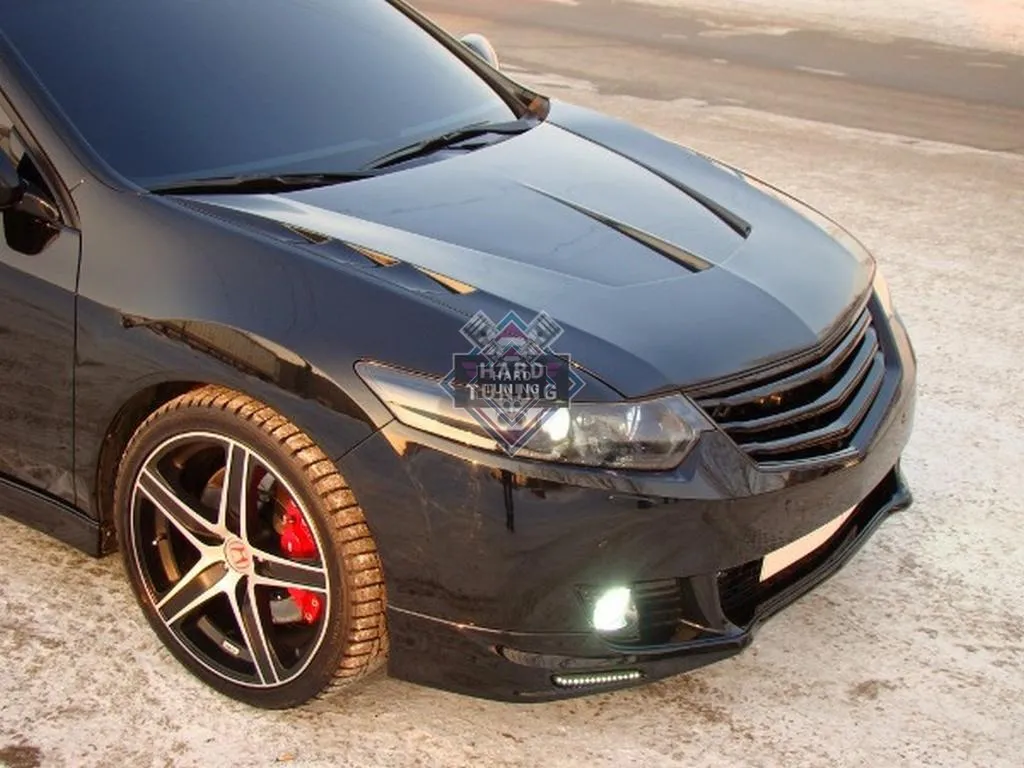 Капот AGRESSIVE AIR с открытыми воздуховодами Honda Accord 8 (2008-2013)