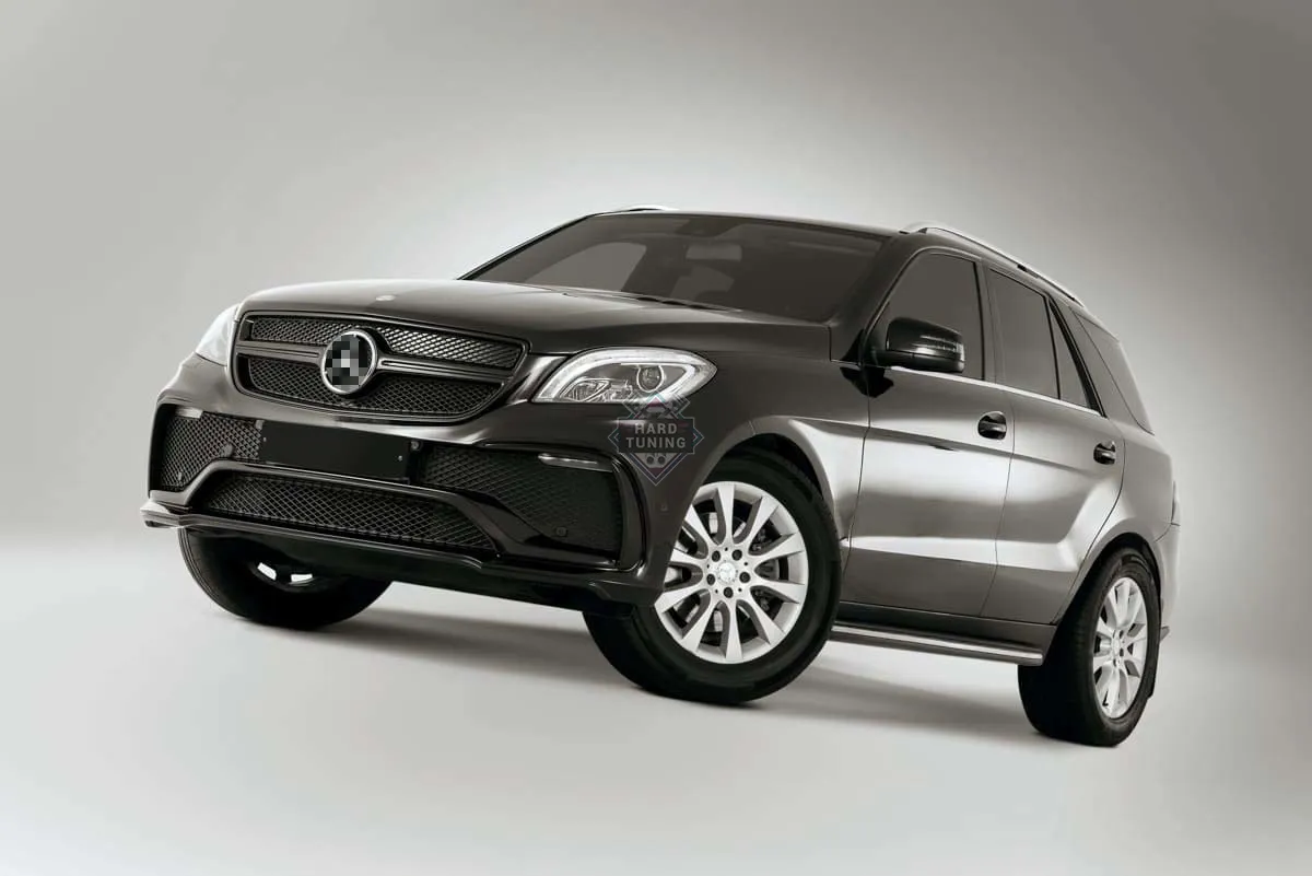 Передний бампер MR Mercedes M-Klasse (W166) АБС пластик