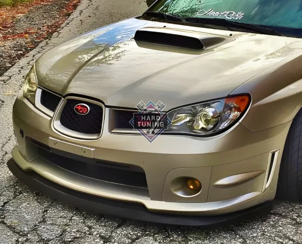 Бампер передний STI с отверстиями под туманки Subaru Impreza GDB Лиса