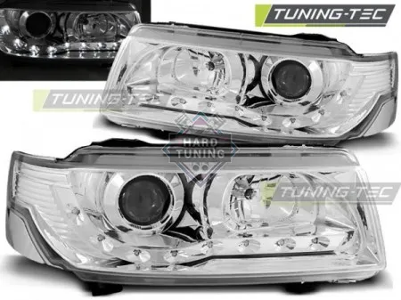 Передние фары Volkswagen Passat B4 (1993-1997) Daylight хром