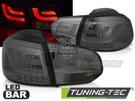Задние фары VW GOLF 6 (2008-2012) LED BAR TAIL LIGHTS fits тонированные