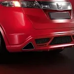Накладка на задний бампер CSR Honda Civic 8 5D