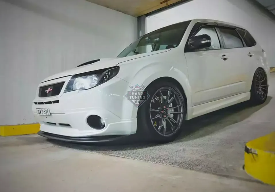 Накладка на передний бампер STI Subaru Forester 3 SH