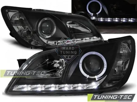 Передние фары Lexus IS 1 (2001-2005) Daylight черные