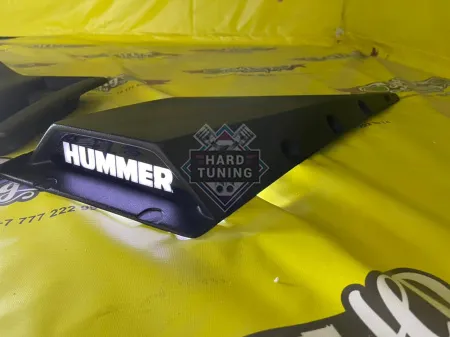 Sides hood scoop L+R with LIGHTS Hummer H2