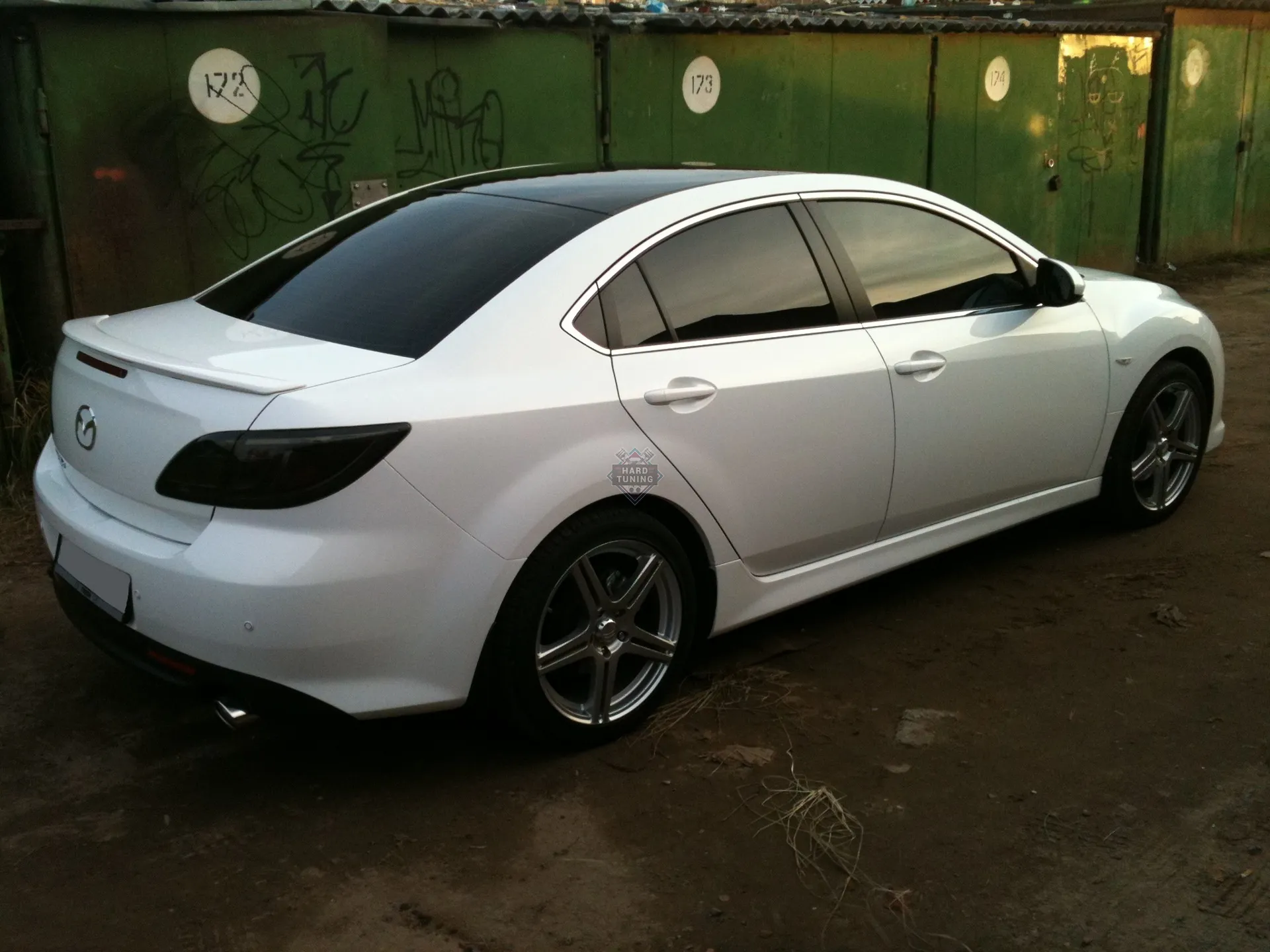Спойлер SPORT лип Mazda 6 GH 2008-2012 седан ABS пластик