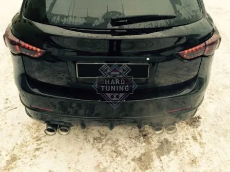 Задний бампер SUPERIOR LUX Infiniti FX30D/FX35/FX37/FX50/QX70 (S51)