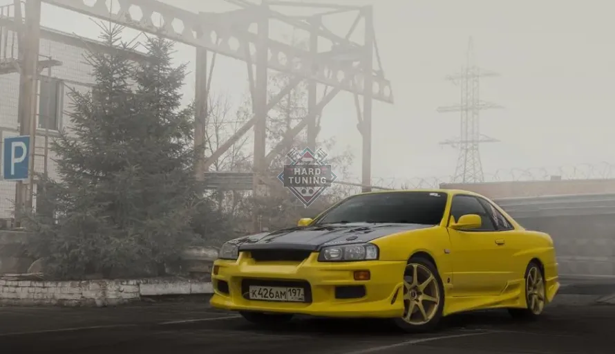 Передний бампер C-West Nissan Skyline R34