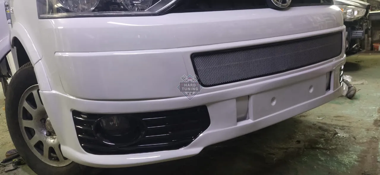 Накладка на передний бампер Rieger Volkswagen T5 рестайлинг