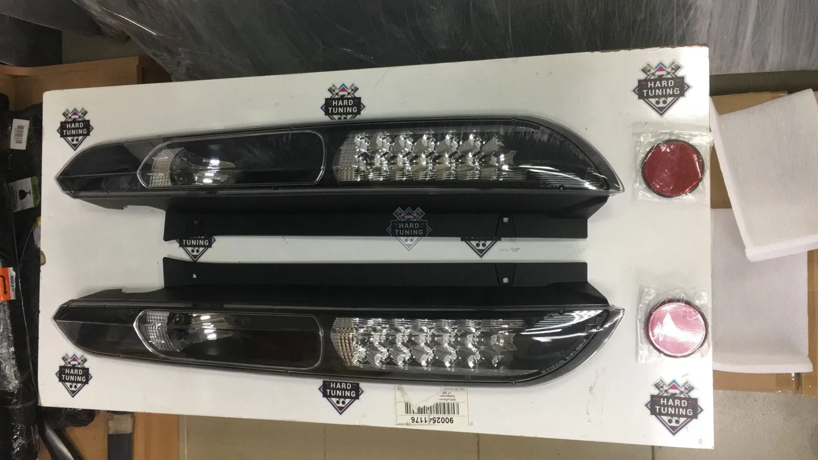 Задние фонари Ford Focus MK2 (2004-2008) Hatchback LED черные