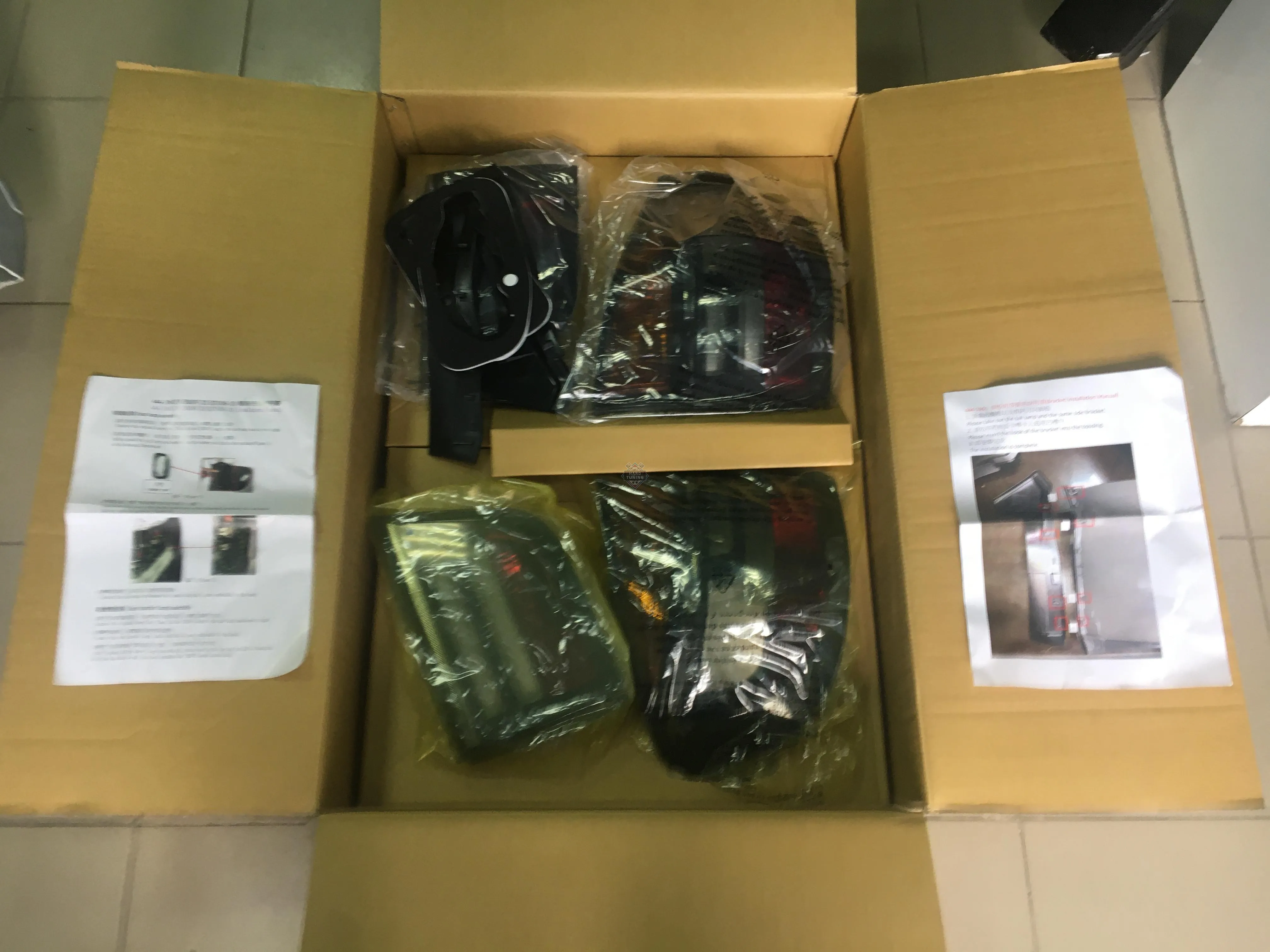 Задние фонари BMW X5 E70 (2007-2010) LED тонированные