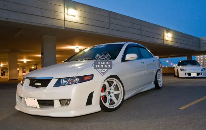 Накладки на пороги MUGEN V1 (дорест стиль) Honda Accord 7 (2002-2008) ABS пластик