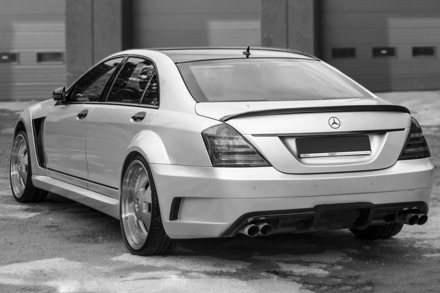 Спойлер AMG Mercedes S-Class (W221) стеклопластик