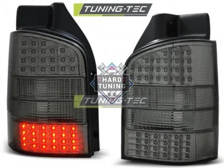 Задние фары VW T5 (2003-2009) LED TAIL LIGHTS fits тонированные