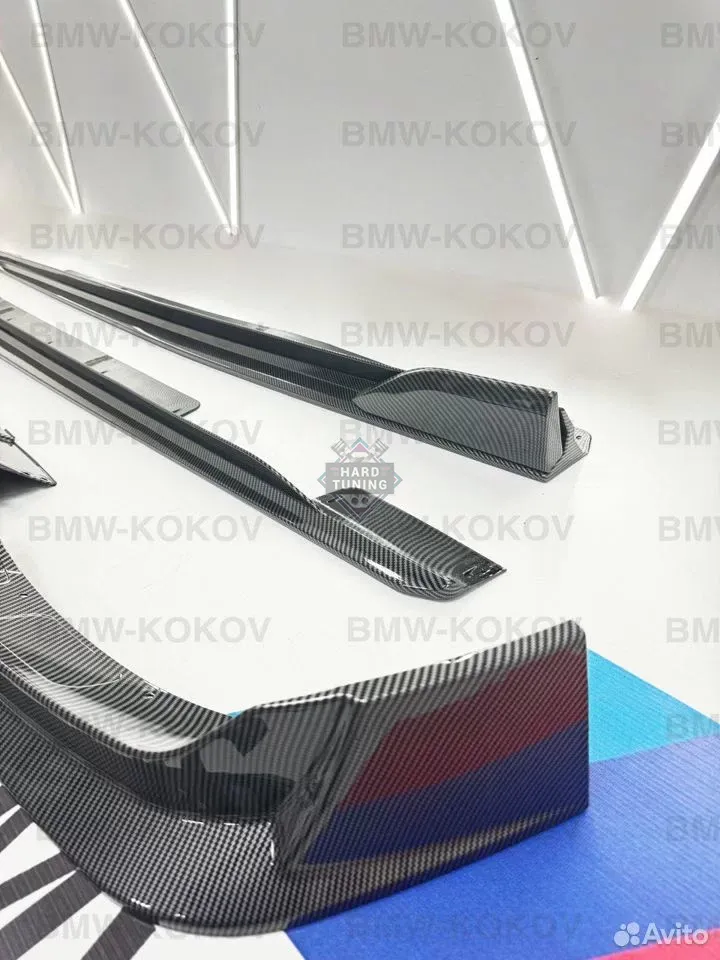 Комплект M performance-сплиттеры карбон BMW X6 G06