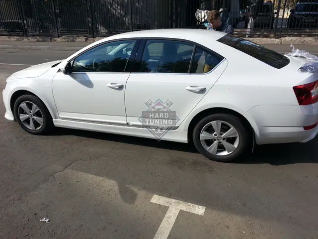 Накладки на пороги CSR-Style Skoda Octavia A7
