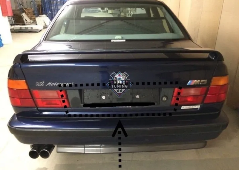 Бленда под гос-номер BMW E34
