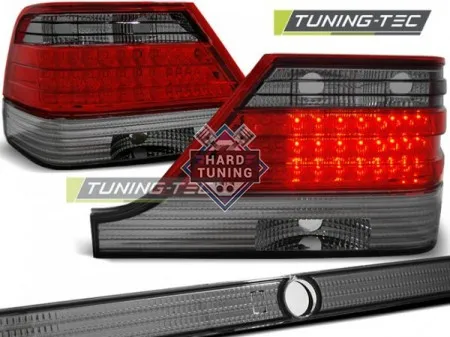 Задние фонари Mercedes W140 (1995-1998) LED красно-тонированные