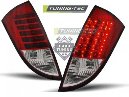 Задние фонари Ford Focus 1 Hatchback (1998-2004) LED красно-белые