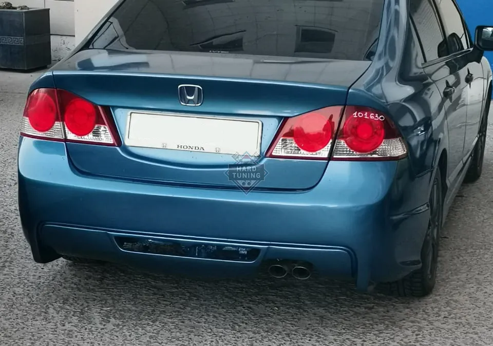 Задний бампер HYPER RACE Honda Civic 8 4D