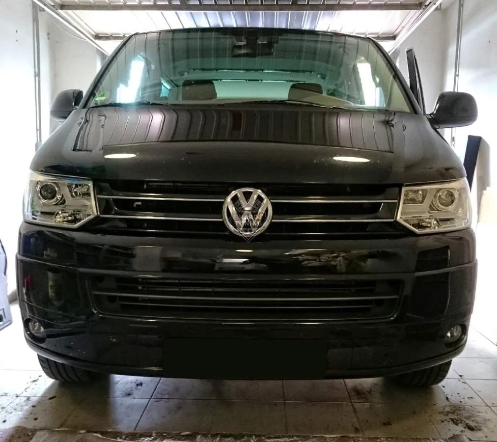 Передние фары Volkswagen T5 (2010-2015) U-LED Light хром