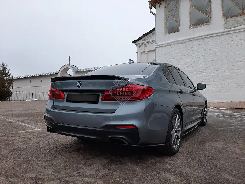 Накладки под пороги (Лезвия) BMW 5-series (G30). Аналог накладок М-порогов (OEM 51192447015 и 51192447016)