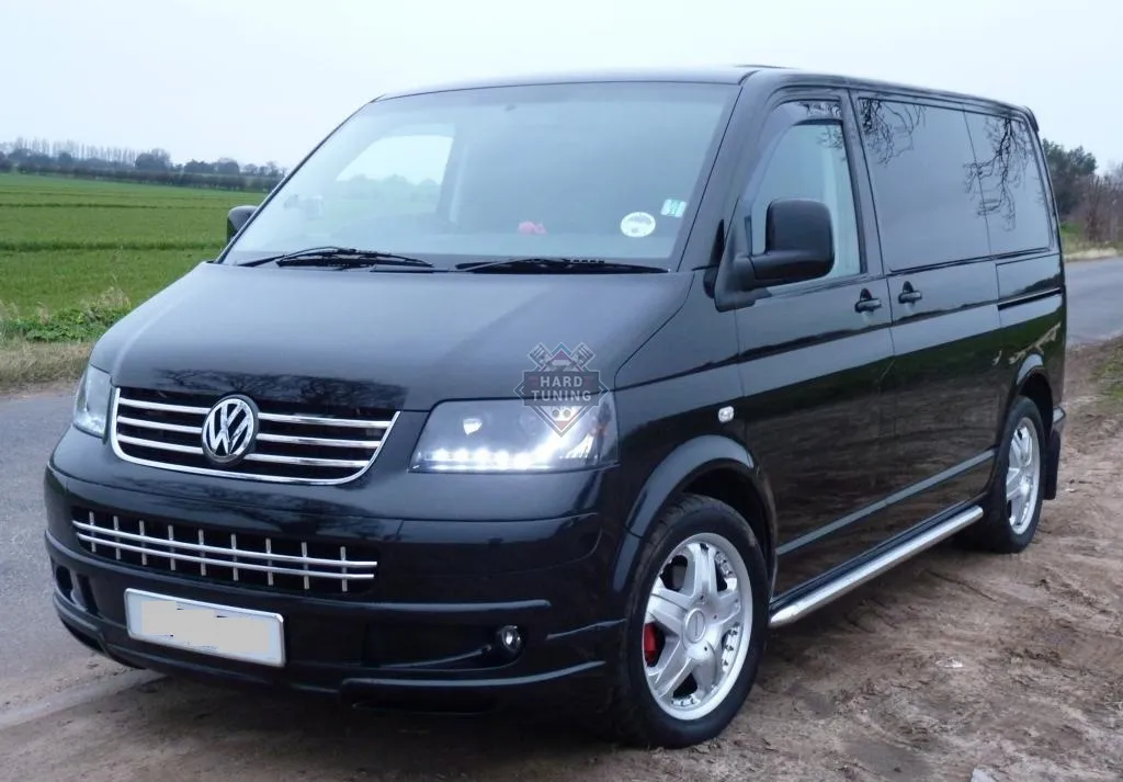 Накладка на передний бампер R-LINE Volkswagen T5 дорестайлинг
