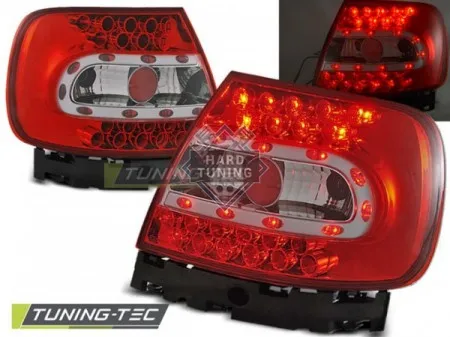 Задние фары AUDI A4 B5 (1994-2000) LED TAIL LIGHTS fits красно-белые