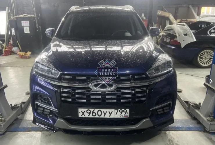 Сплиттер переднего бампера Chery Tiggo 8 Pro 1