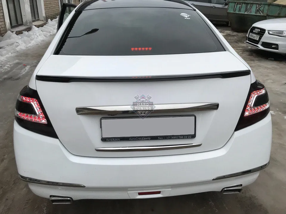 Спойлер лип с клыками Nissan Teana 2 J32