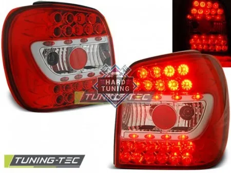 Задние фонари Volkswagen Polo 3 (1994-1999) LED красно-белые