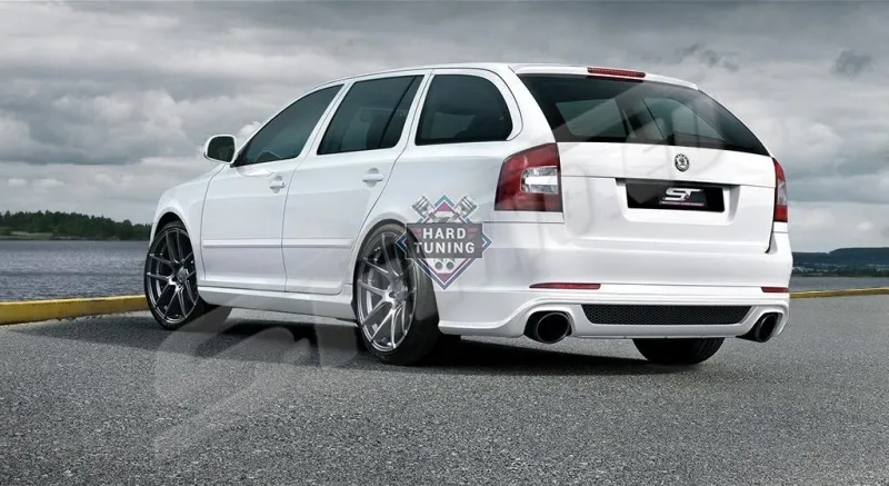 Накладка на задний бампер UNDERBUMPER Octavia A5