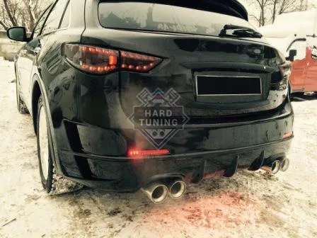 Задний бампер SUPERIOR LUX Infiniti FX30D/FX35/FX37/FX50/QX70 (S51)