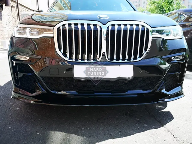 Сплиттер переднего бампера Parsan BMW X7 G07