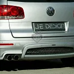 Накладка на задний бампер JE DESIGN Volkswagen Touareg GP дорестайлинг
