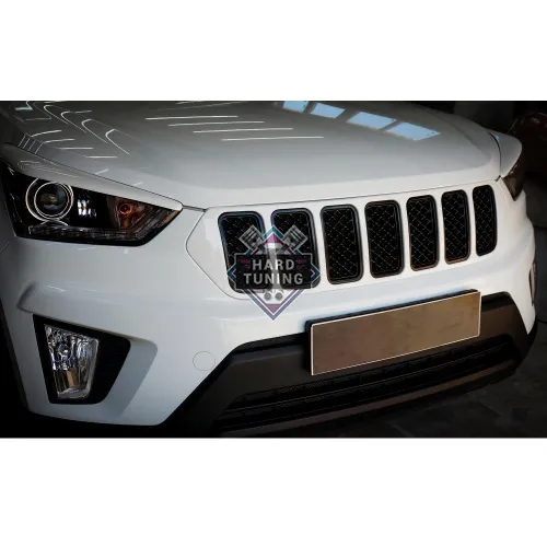 Решетка радиатора Jeep Cherokee Style Hyundai Creta АБС пластик