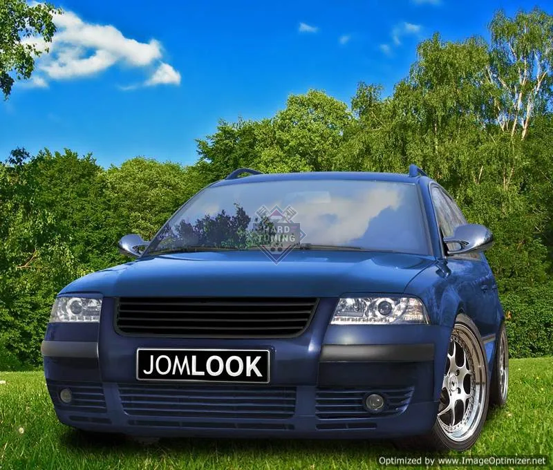 VW Passat/B5+ Тюнинг решетка радиатора. Жалюзи. Черная. Без значка