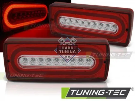 Задние фонари Mercedes W463 G-Class (1990-2012) LED красно-белые