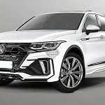 Передний бампер HT Volkswagen Tiguan 2 (2020-2025) рестайлинг