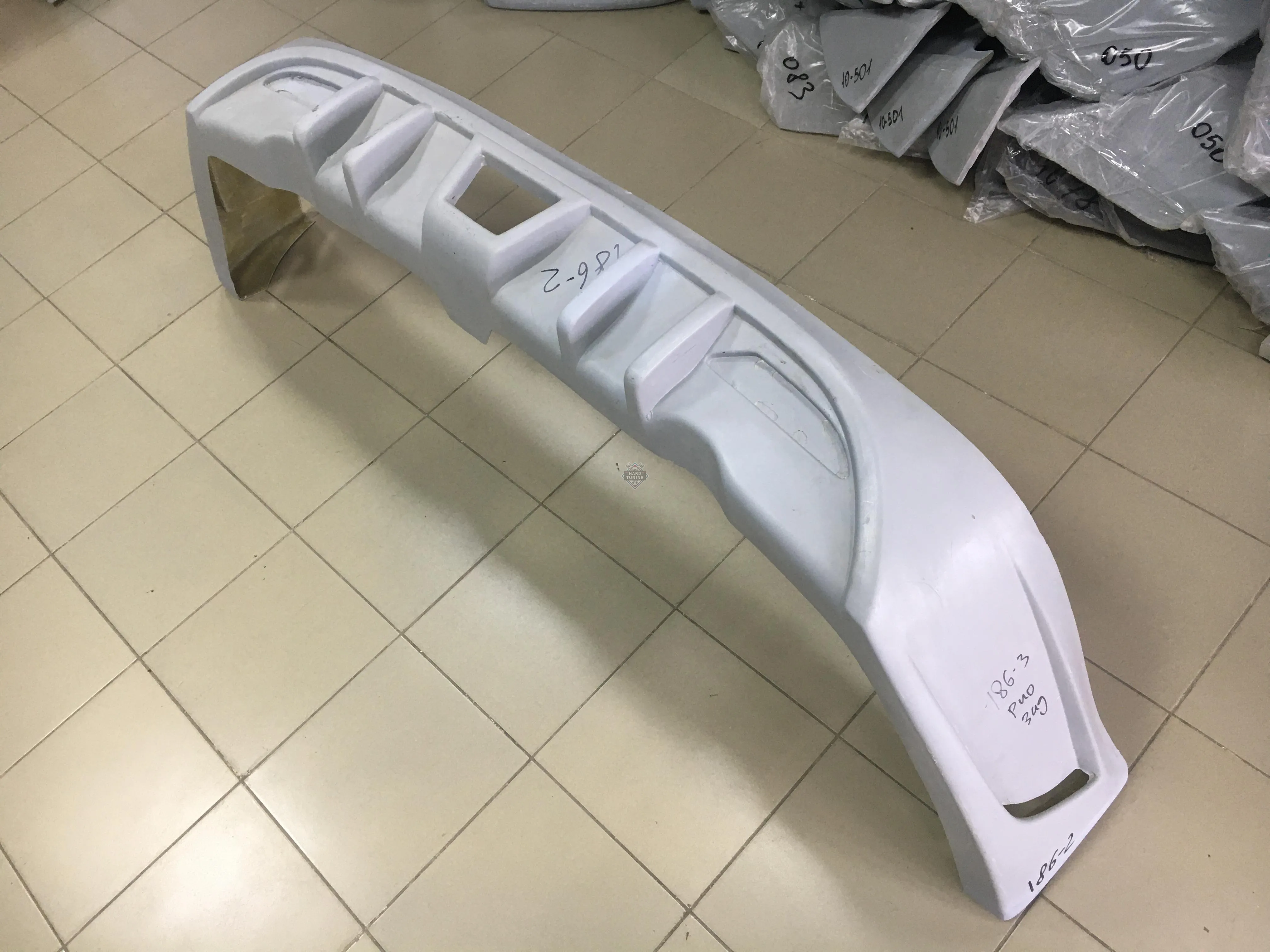 Накладка на задний бампер Kia Rio 3 Дорестайлинг