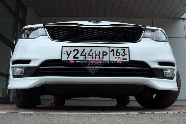 Клыки на передний бампер KIA Rio 3 рестайлинг