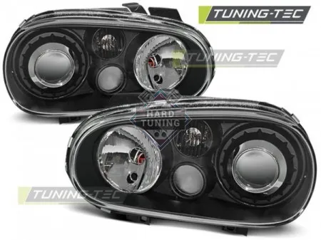 Передние фары Volkswagen Golf 4 (1997-2003) Sport черные